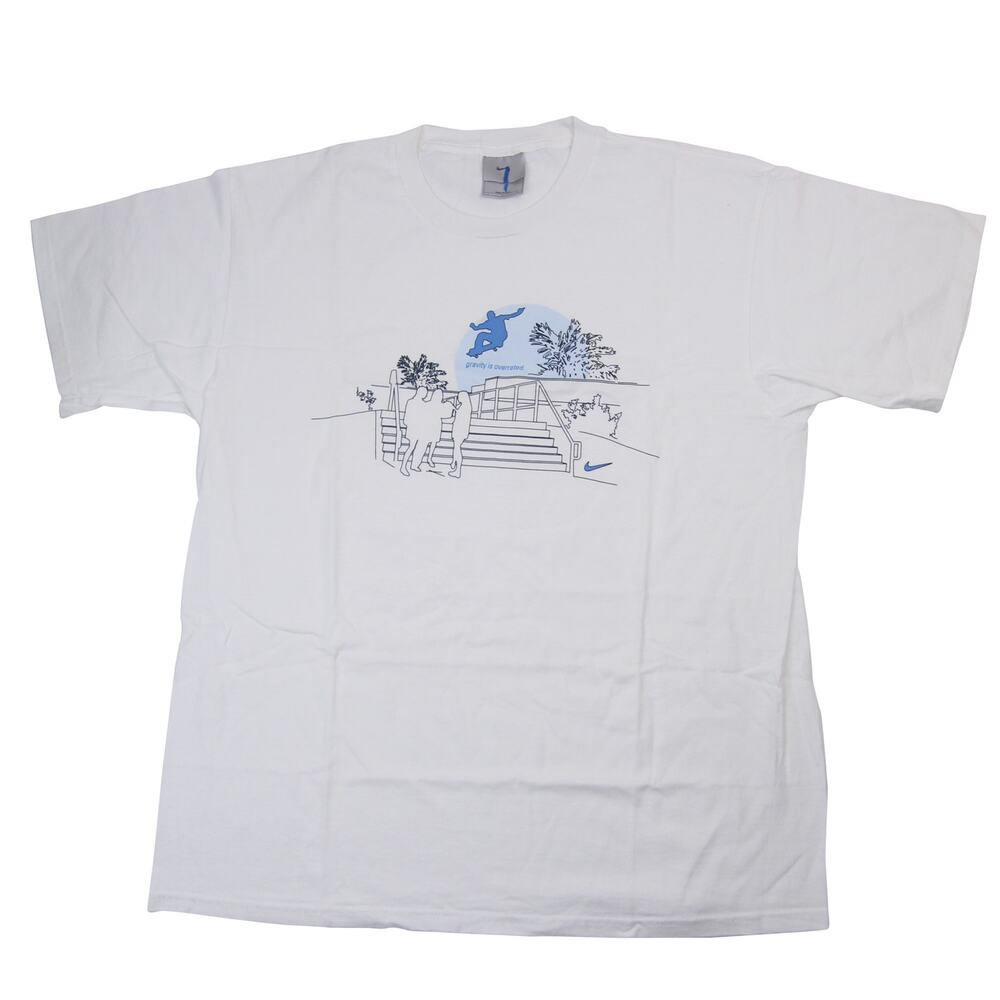 Vintage Nike Skateboarding "Gravity is overrated" Graphic T Shirt